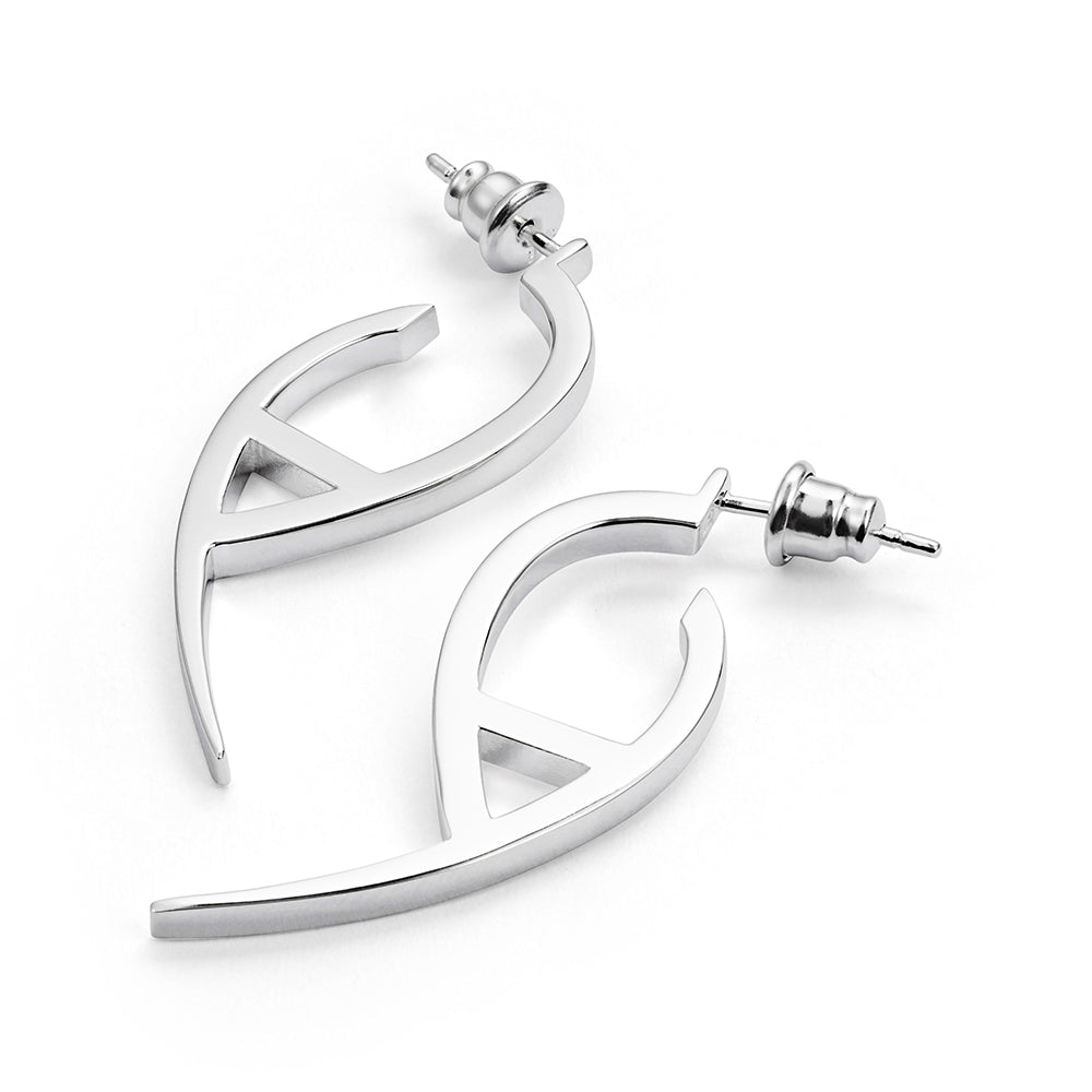 Flick Earrings - Sterling Silver