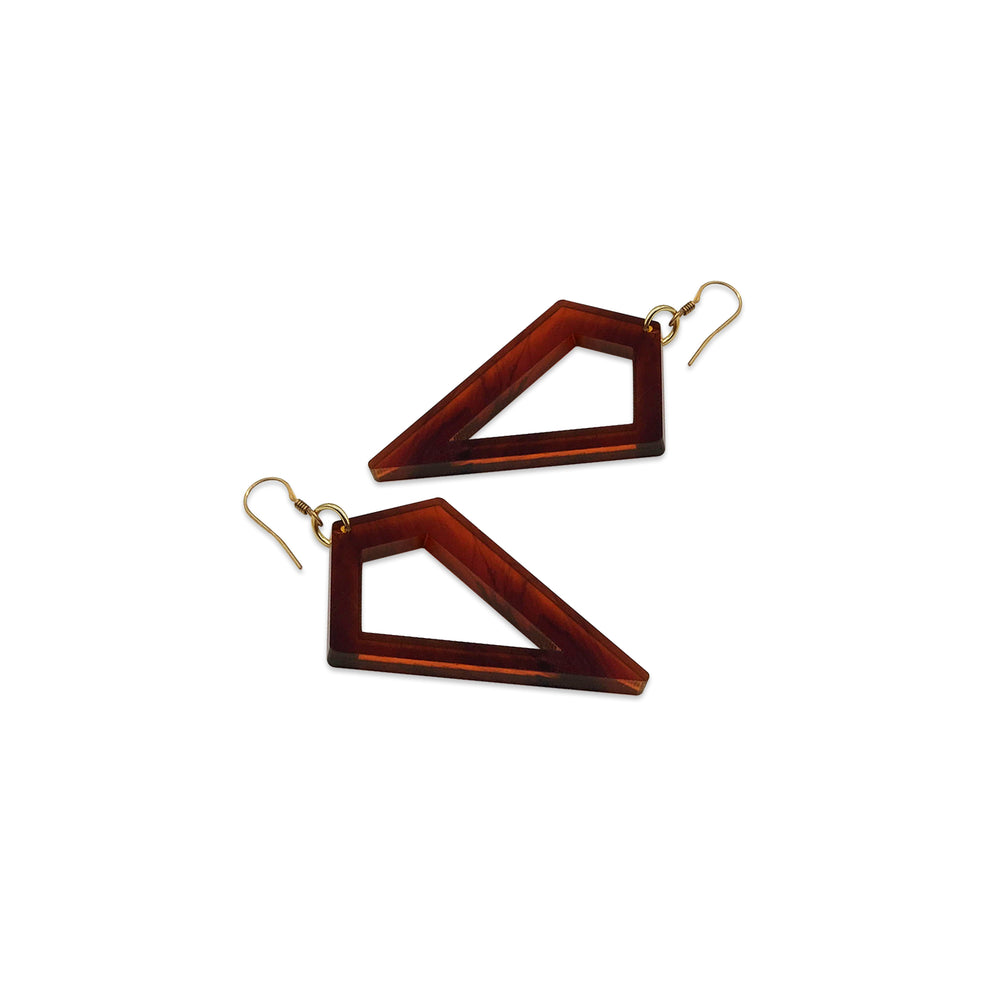 Kite Earrings - Tortoiseshell