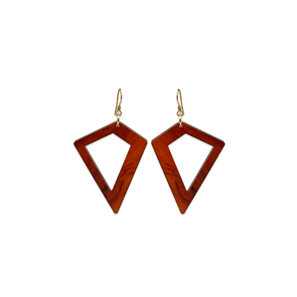 Kite Earrings - Tortoiseshell