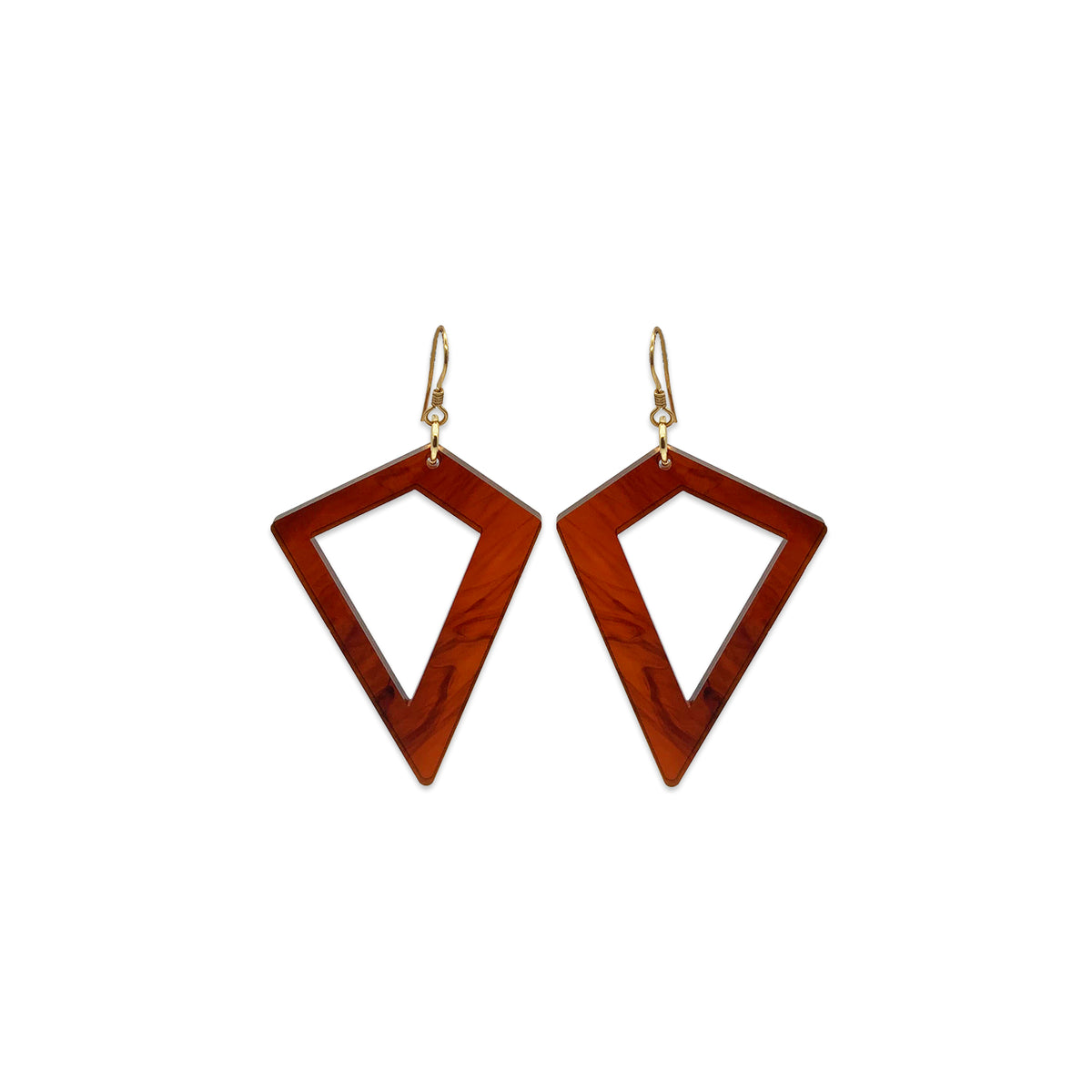 Kite Earrings - Tortoiseshell