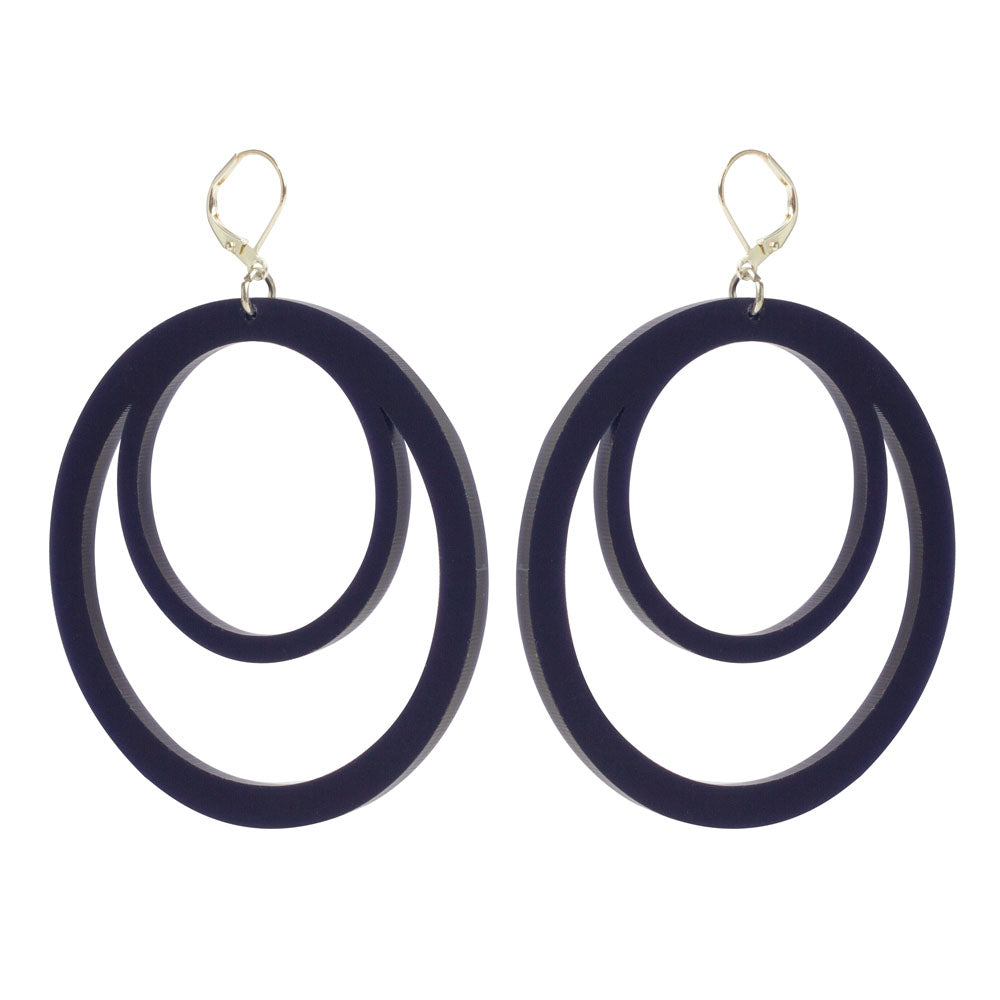 LBD Hoops - Navy Blue