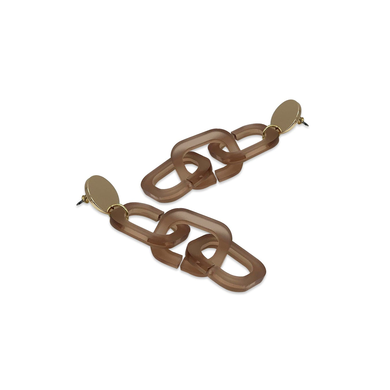 Links Earrings - Champagne