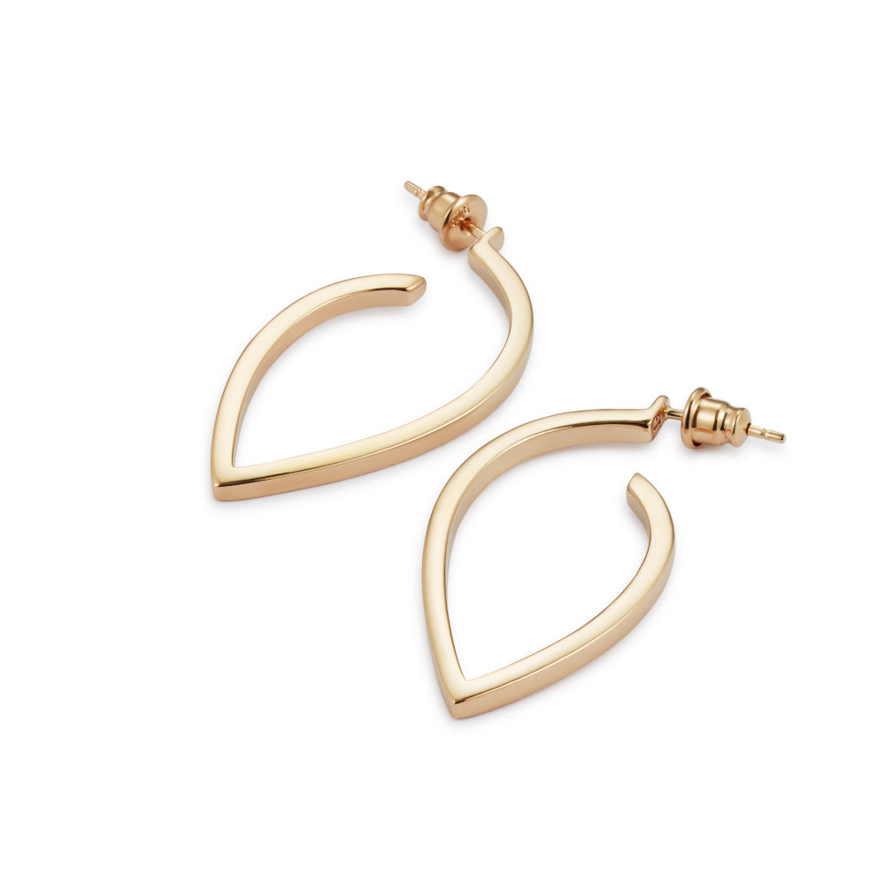 Loop Earrings Large - Gold Vermeil