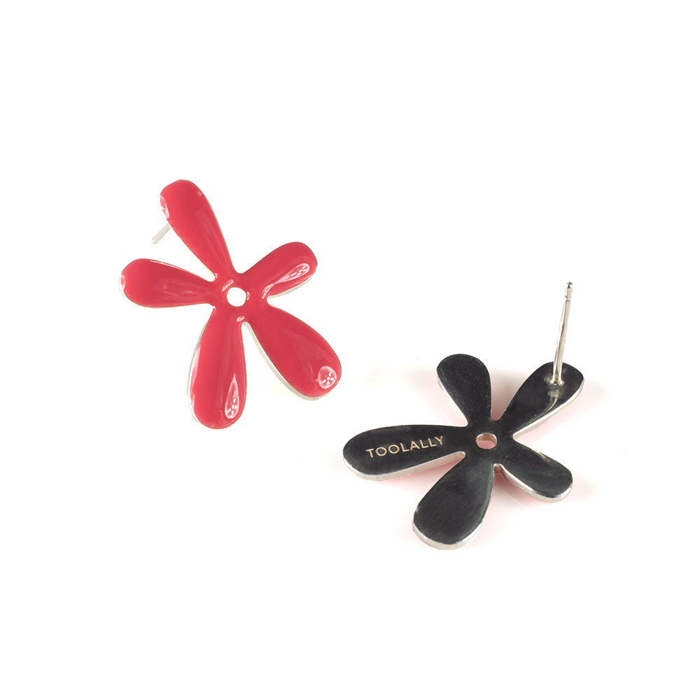 Farrahs - Sterling Silver & Pink Enamel