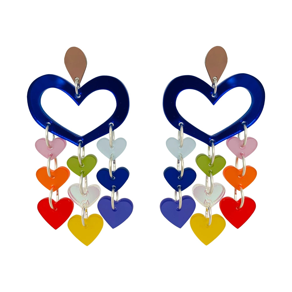 Heart Chandeliers - Rainbow