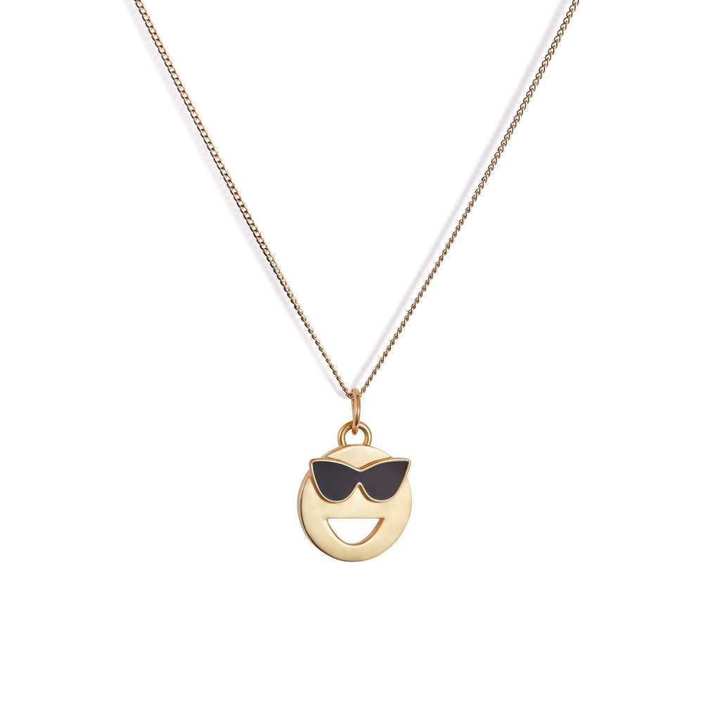 Mood Pendant Necklace Gold Vermeil - Cool