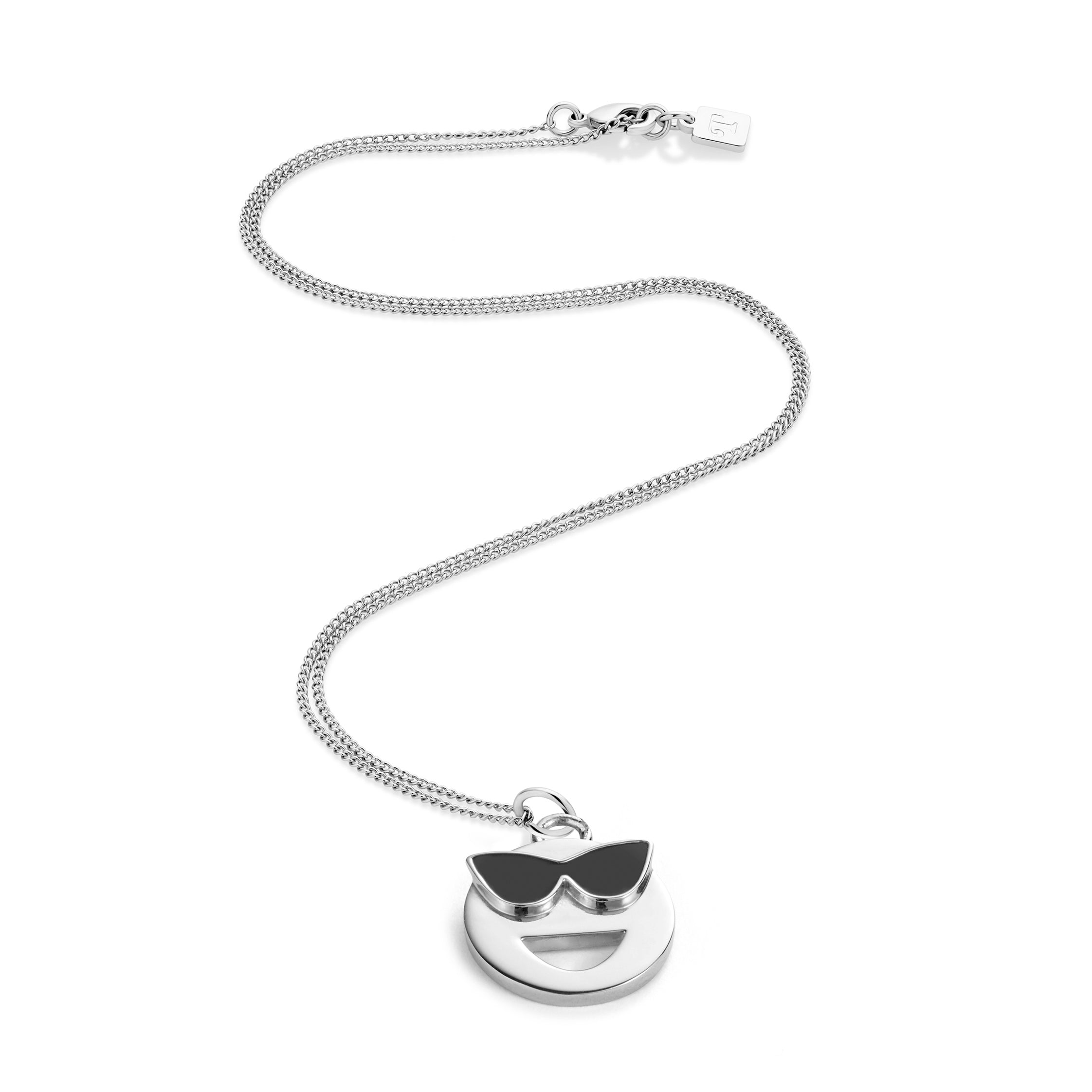Mood Pendant Necklace Sterling Silver - Cool
