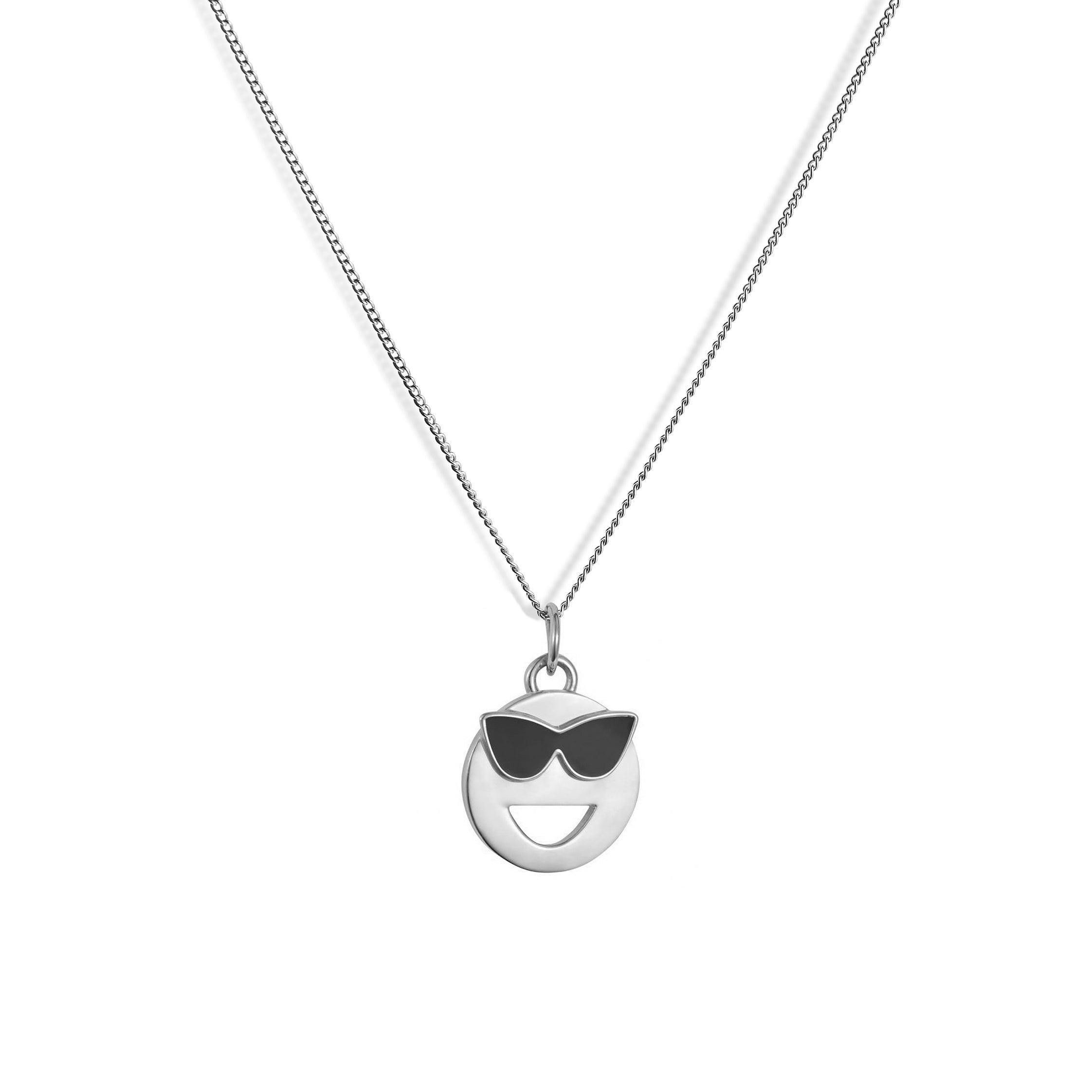 Mood Pendant Necklace Sterling Silver - Cool