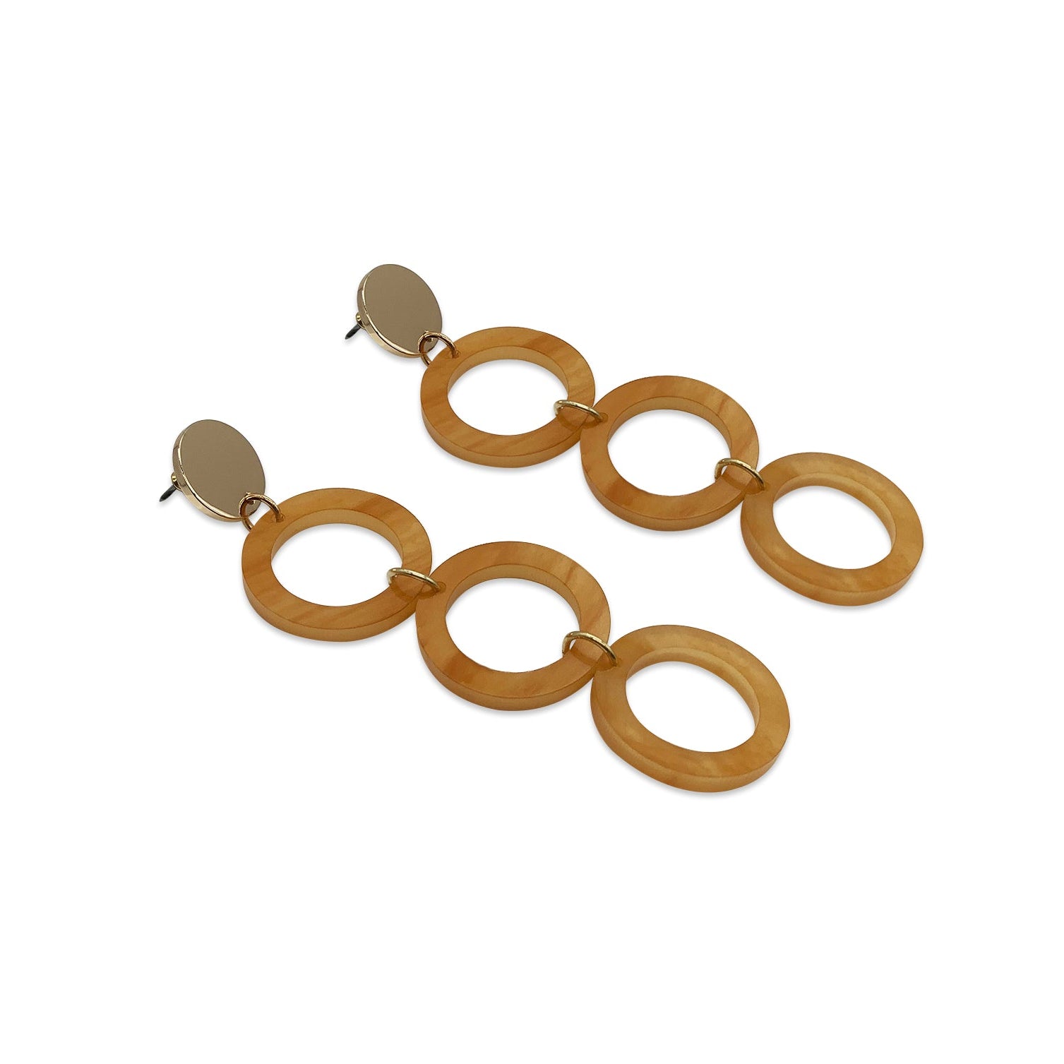 The Sixties Circle Earrings - Mica