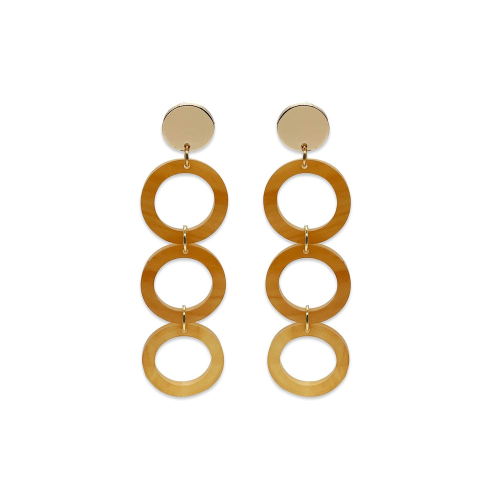 The Sixties Circle Earrings - Mica