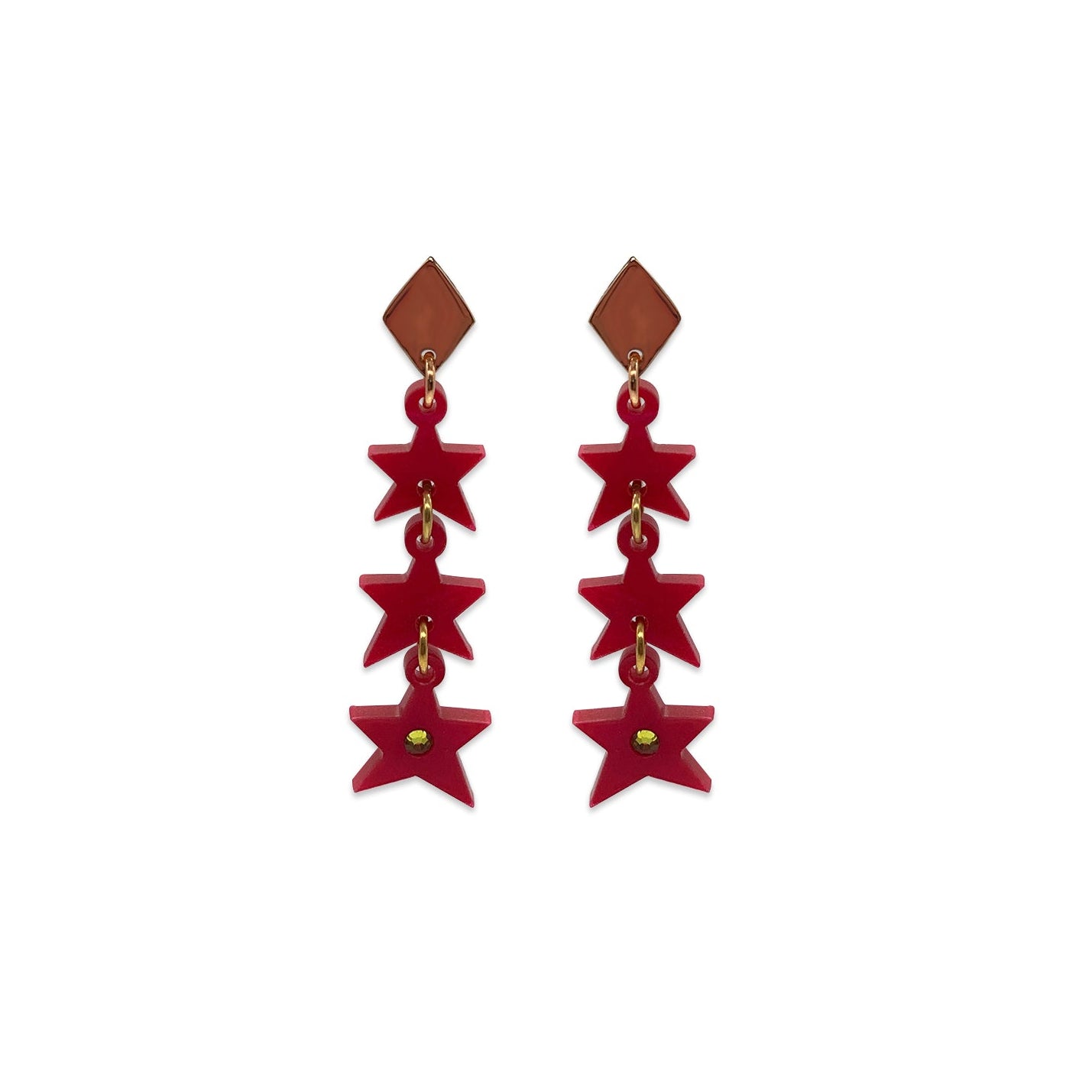 Star Drops - Cerise