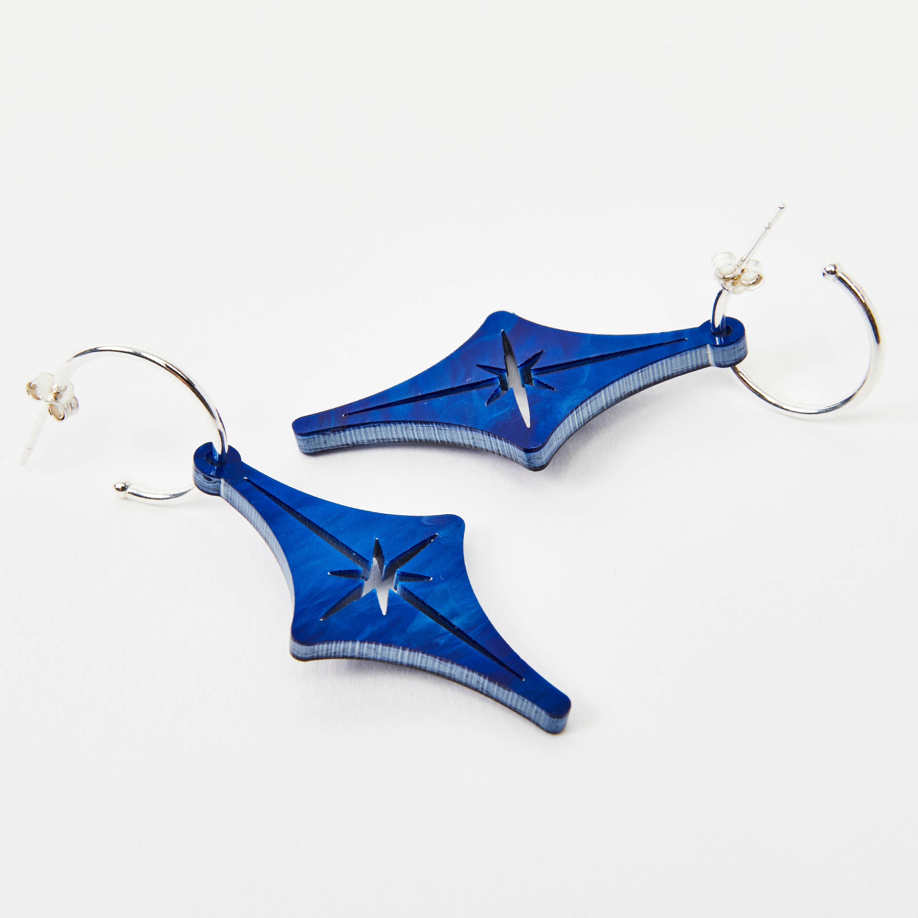 Starlight Hoops - Blue Swirl