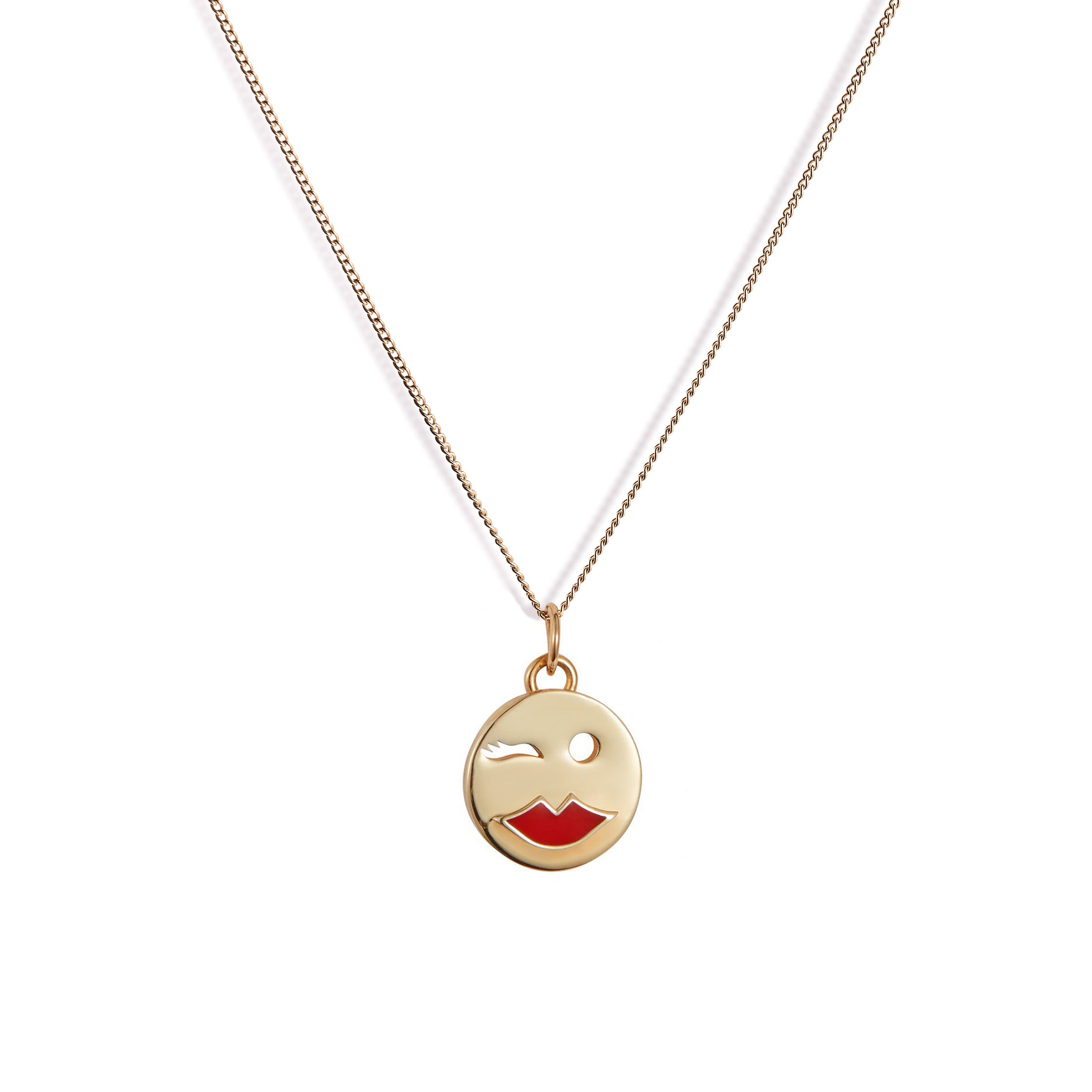 Mood Pendant Necklace Gold Vermeil - Flirty