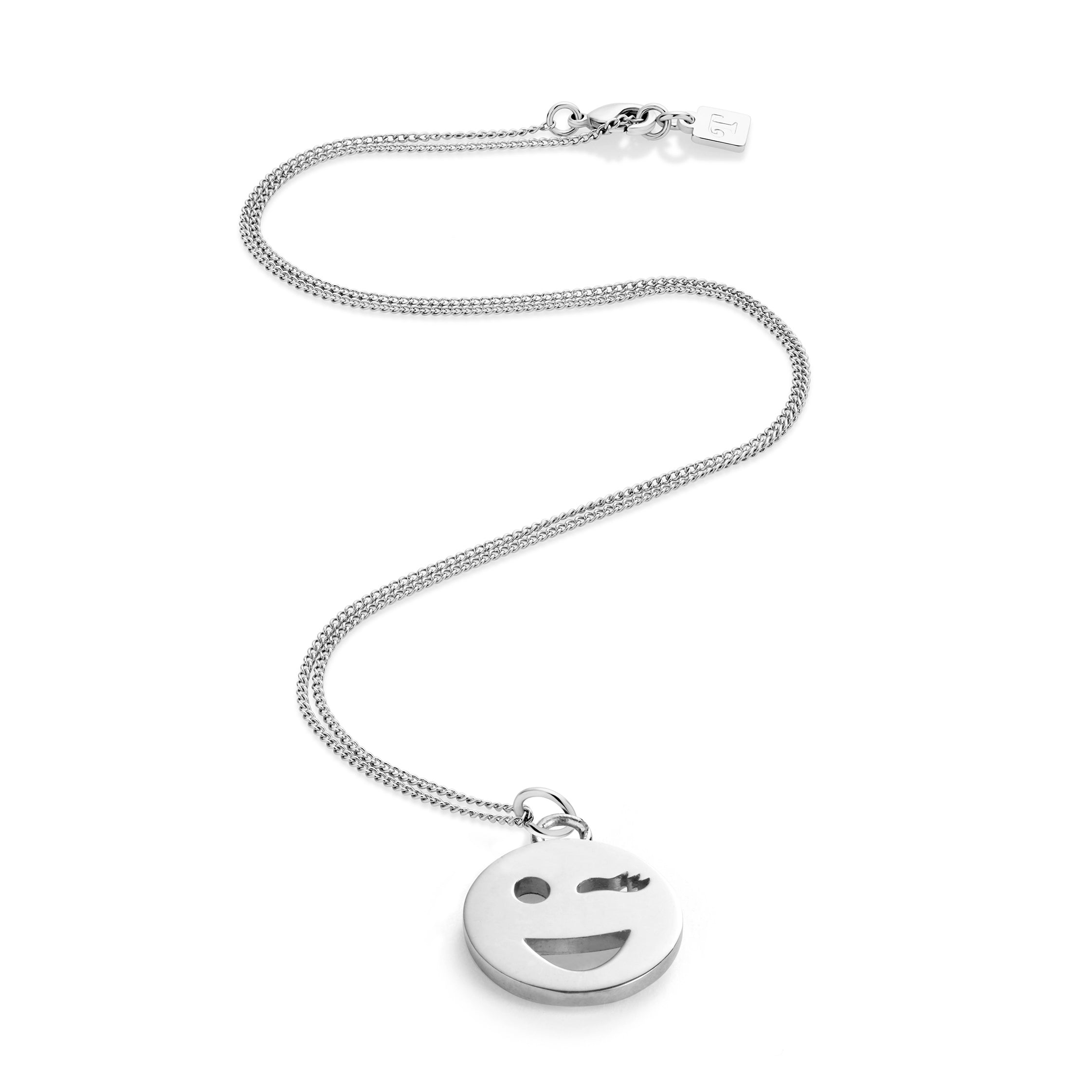Mood Pendant Necklace Sterling Silver - Wink