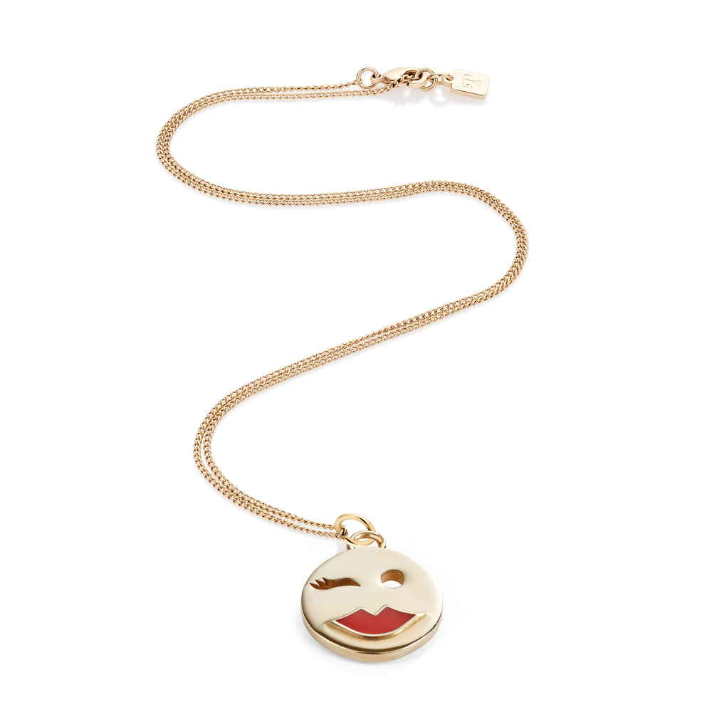 Mood Pendant Necklace Gold Vermeil - Flirty