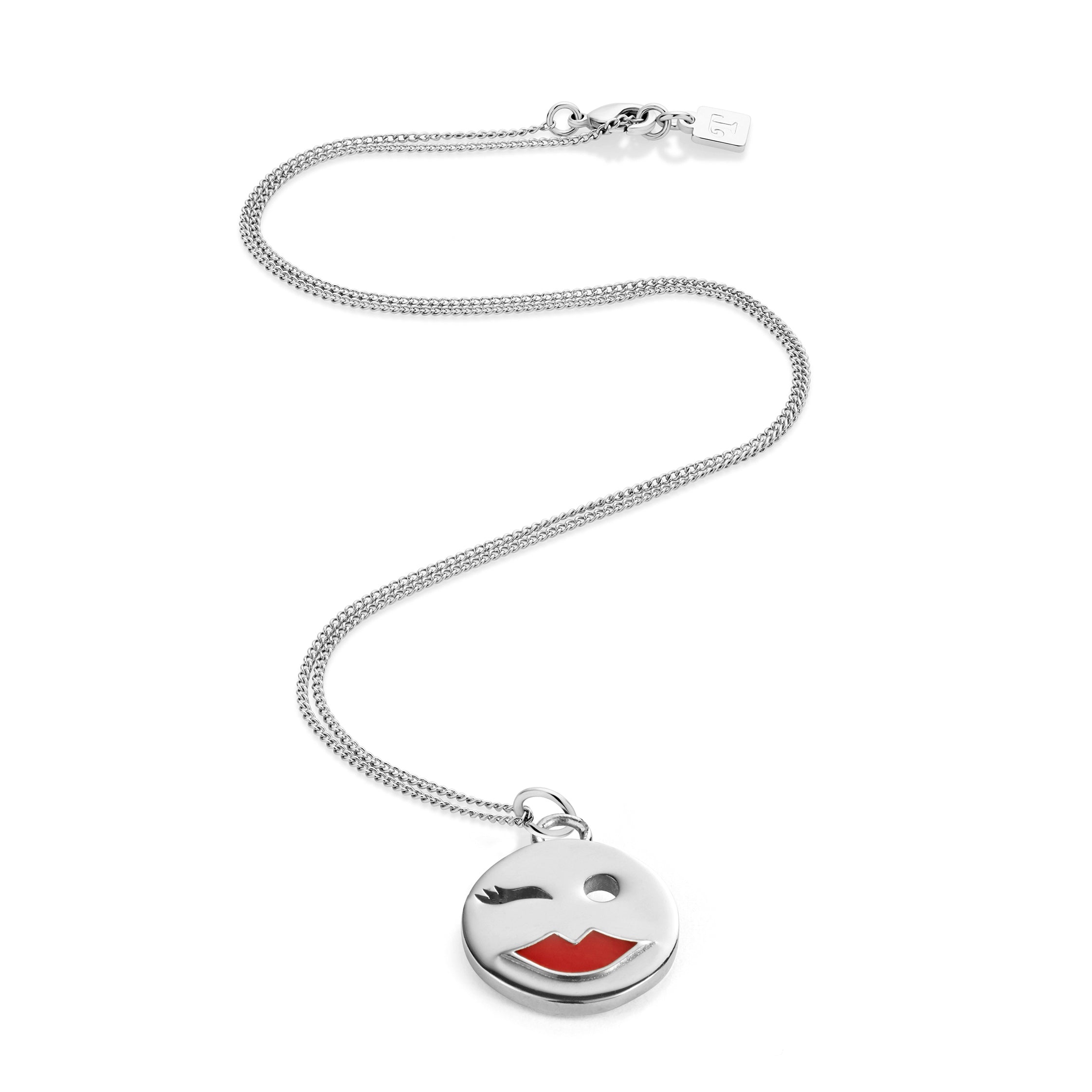 Mood Pendant Necklace Sterling Silver - Flirty