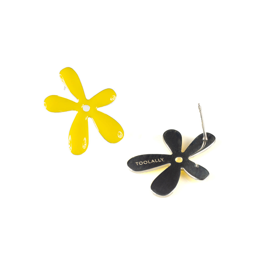 Farrahs - Sterling Silver & Yellow Enamel