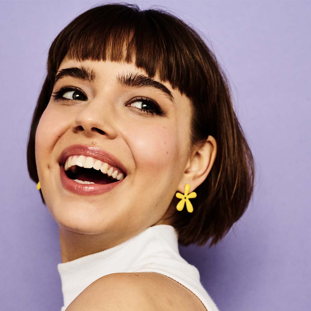 Farrahs - Sterling Silver & Yellow Enamel