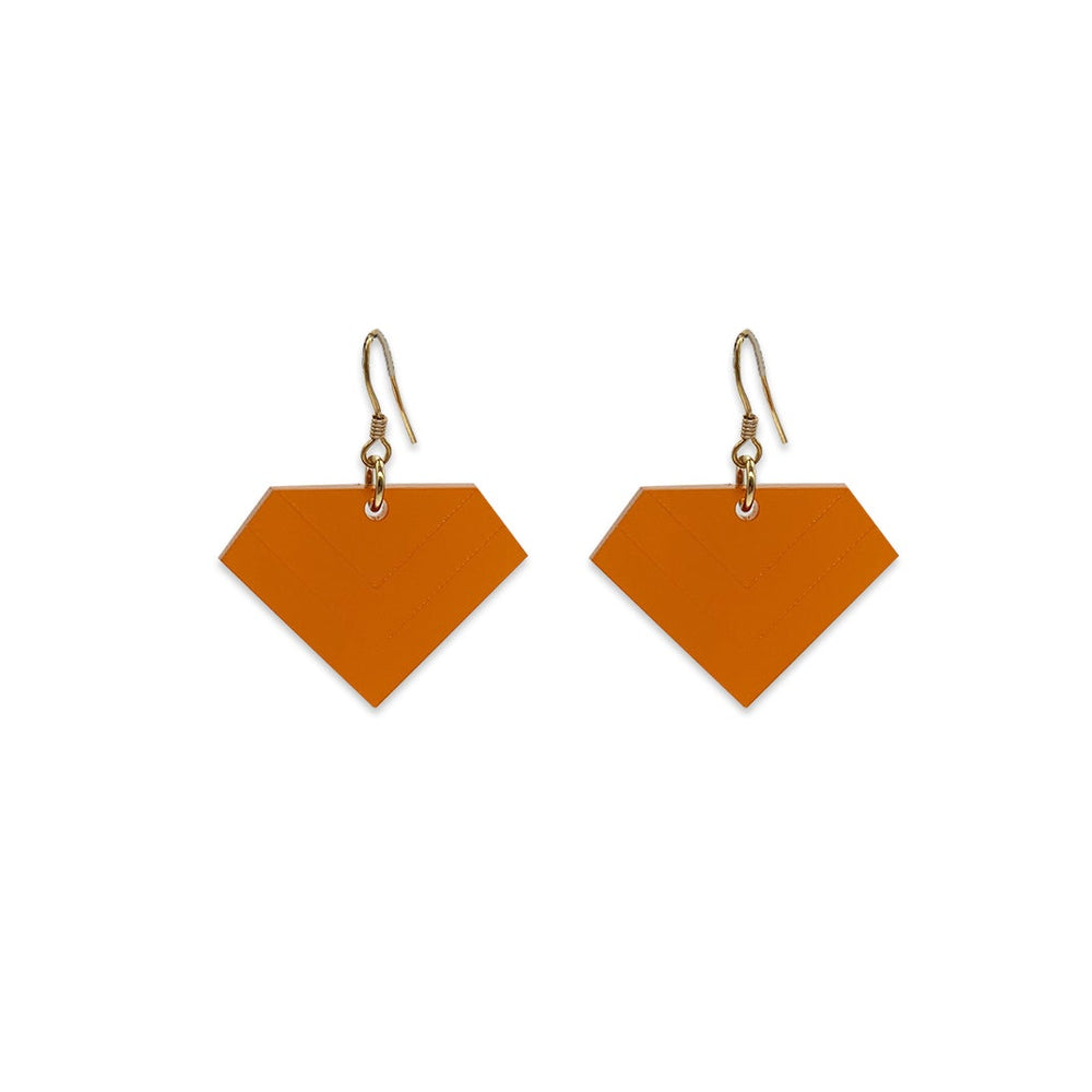 Chevrons - Burnt Orange