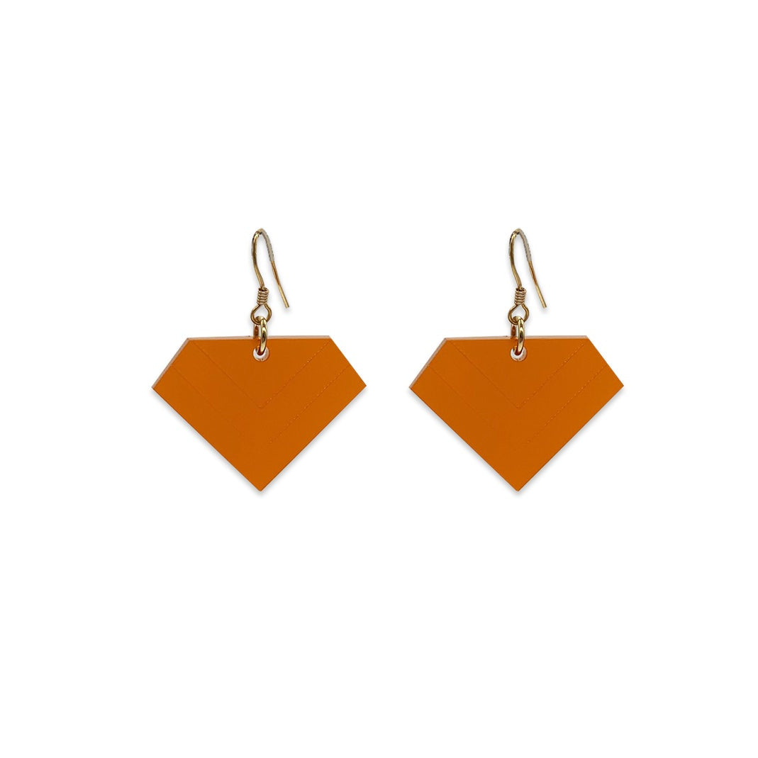 Chevrons - Burnt Orange