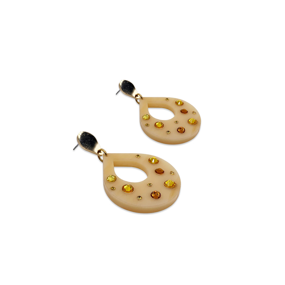 Crystal Tear Drops - Mica