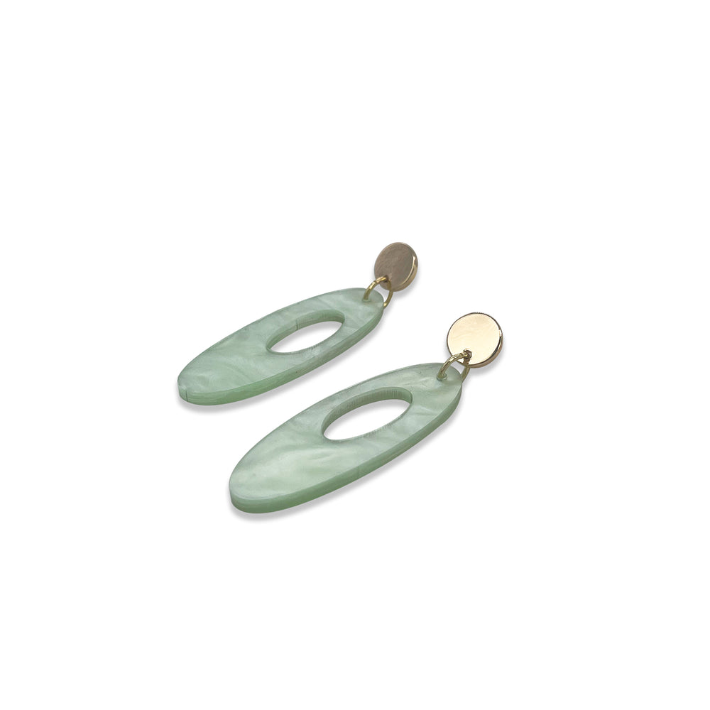 Hepworth Earrings - Regent Green