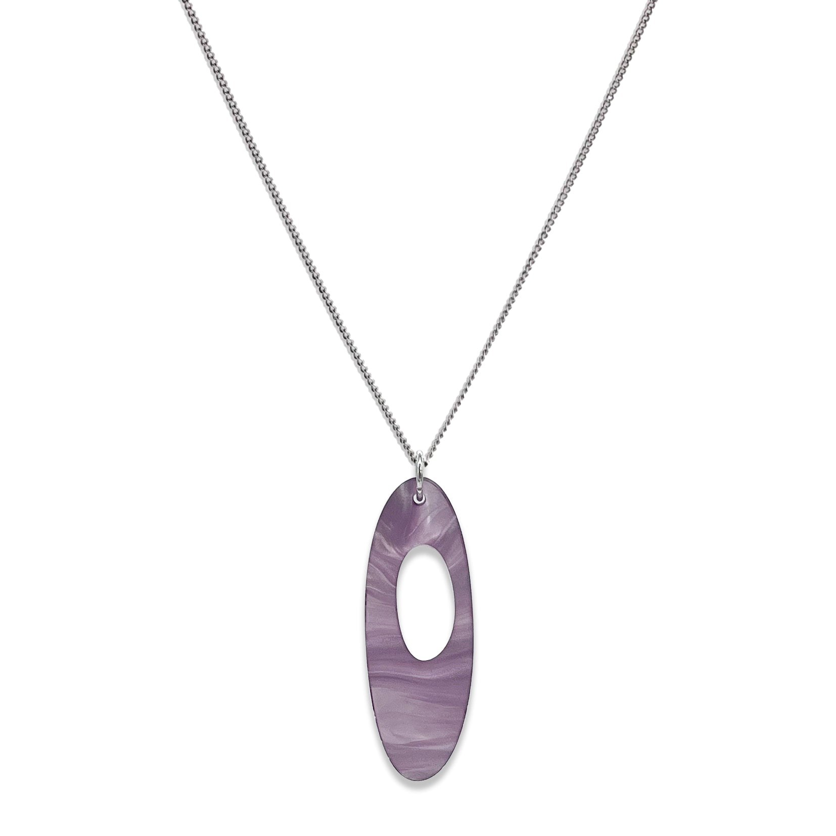 Hepworth Pendant - Mauve Pearl