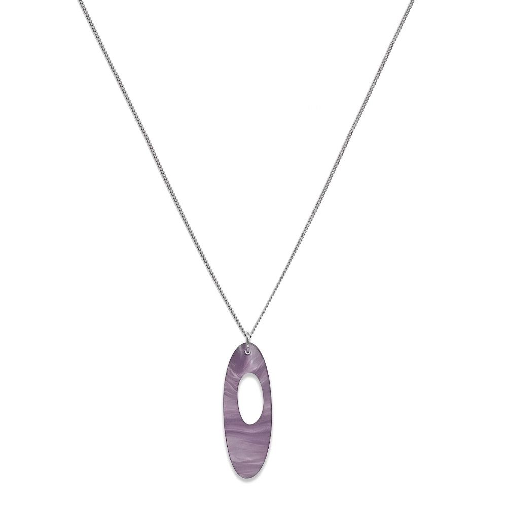 Hepworth Pendant - Mauve Pearl