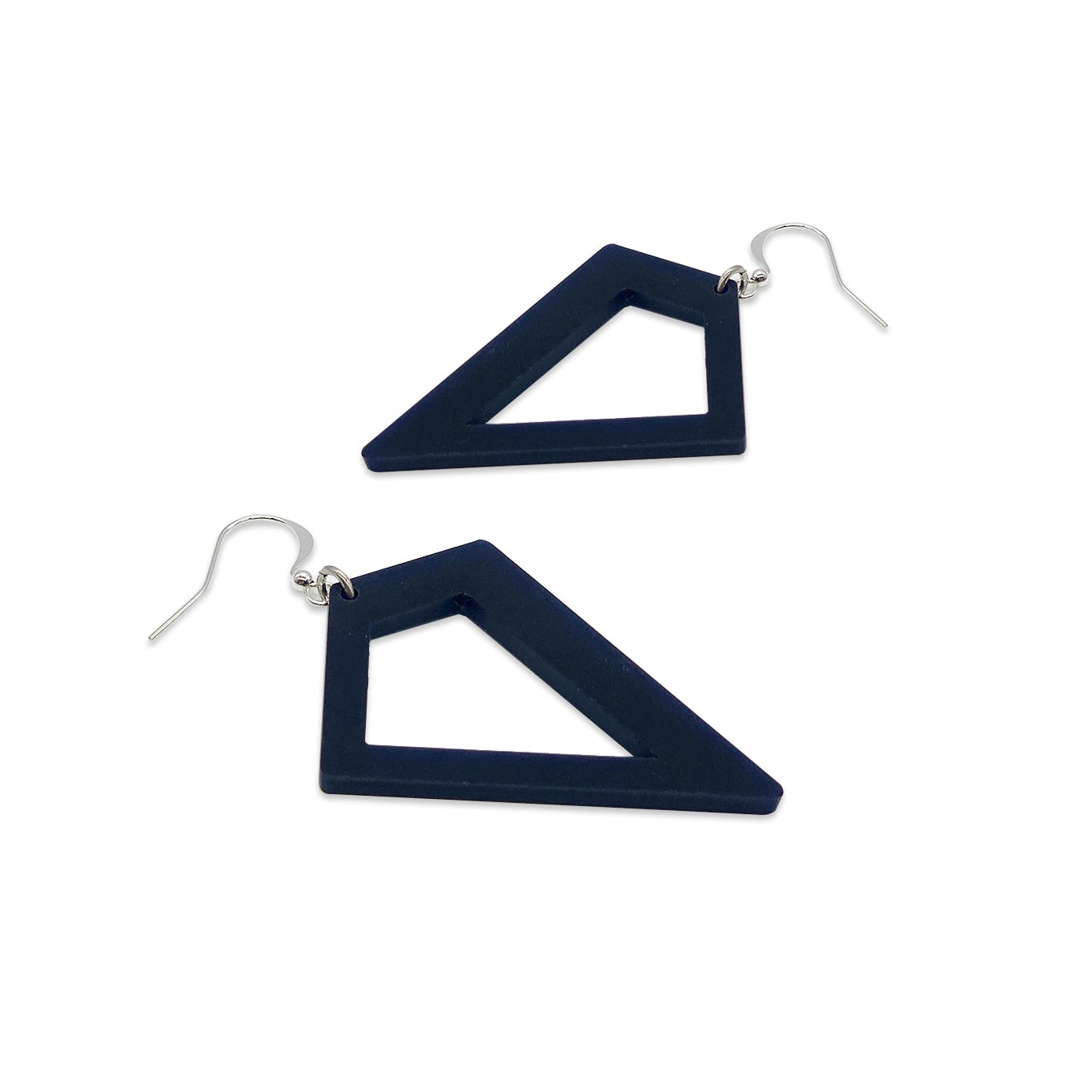 Kites Earrings - Navy Blue