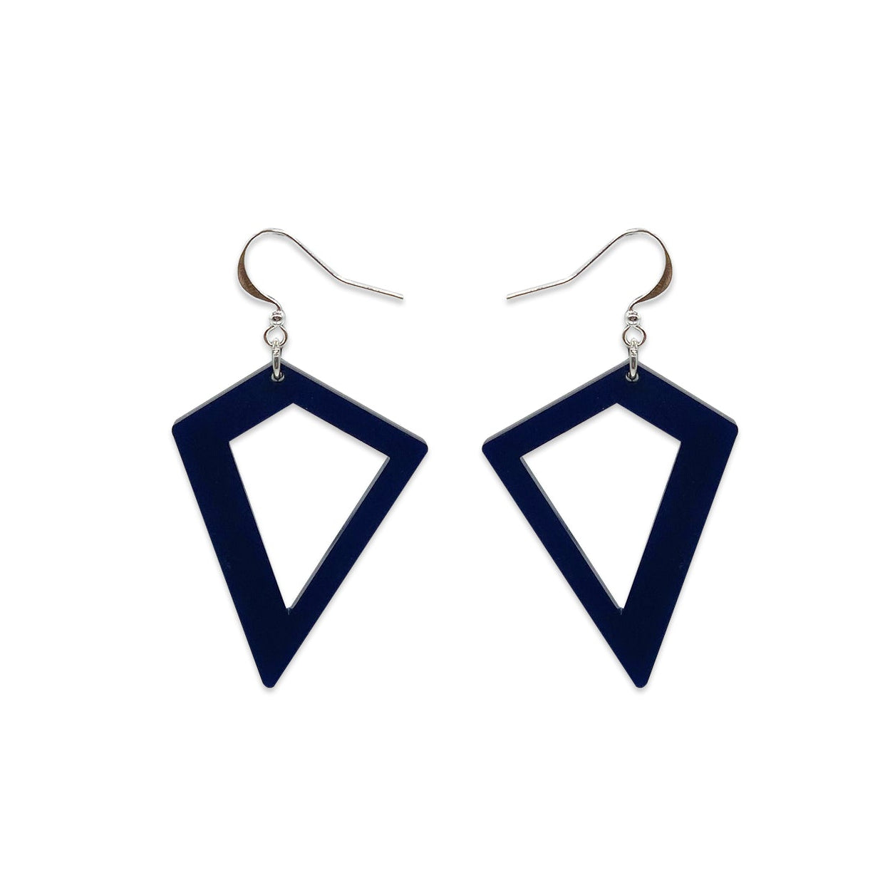 Kites Earrings - Navy Blue