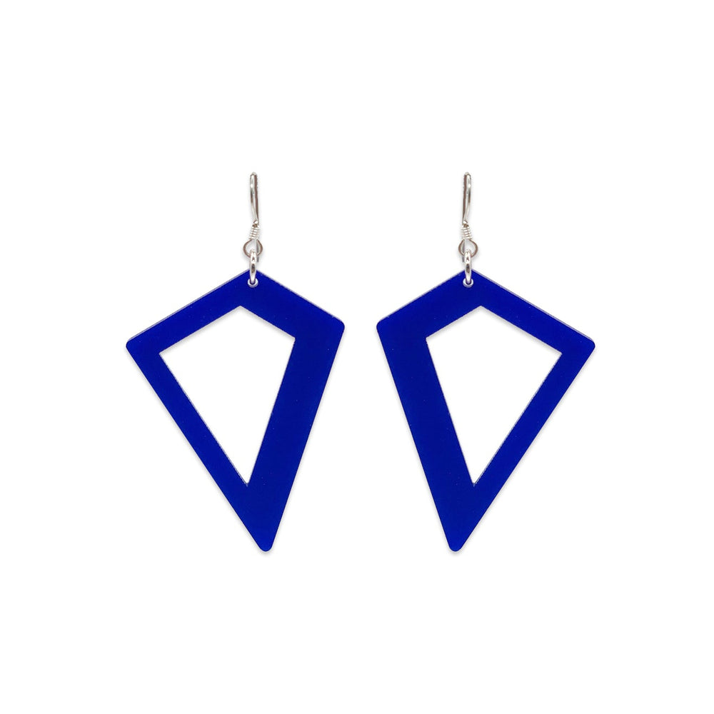 Kites Earrings - Royal Blue