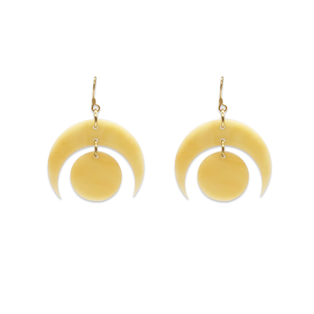 Moon Circle - Caramel Marble