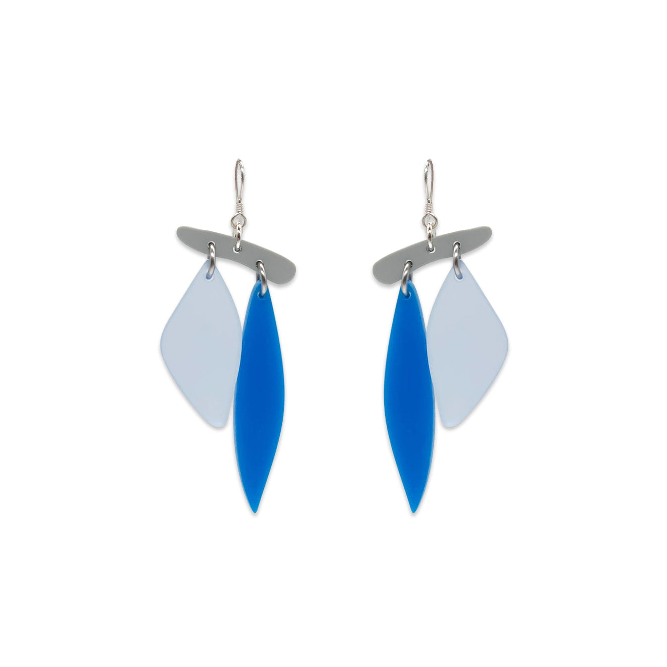 Rock Drops Earrings - Blue Mix