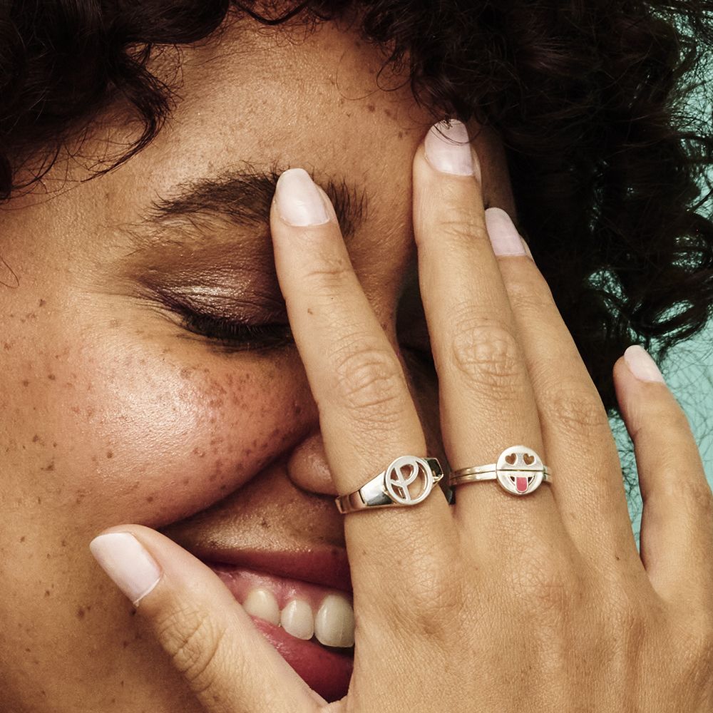 Mood Fidget Ring Gold - Sad/Love