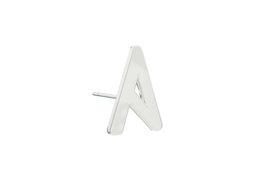 Alphabet Stud - Silver