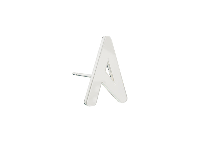 Alphabet Stud - Sterling Silver