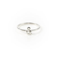 Toolally Punctuation Ring Silver - &