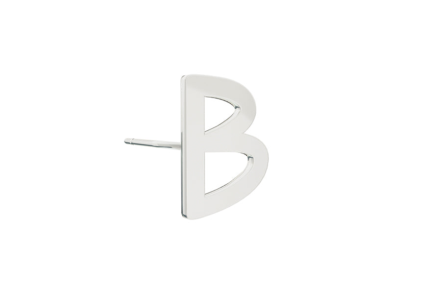 Alphabet Stud - Silver