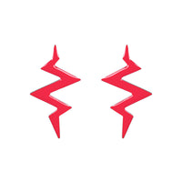 Toolally Beats Pink Enamel Earrings
