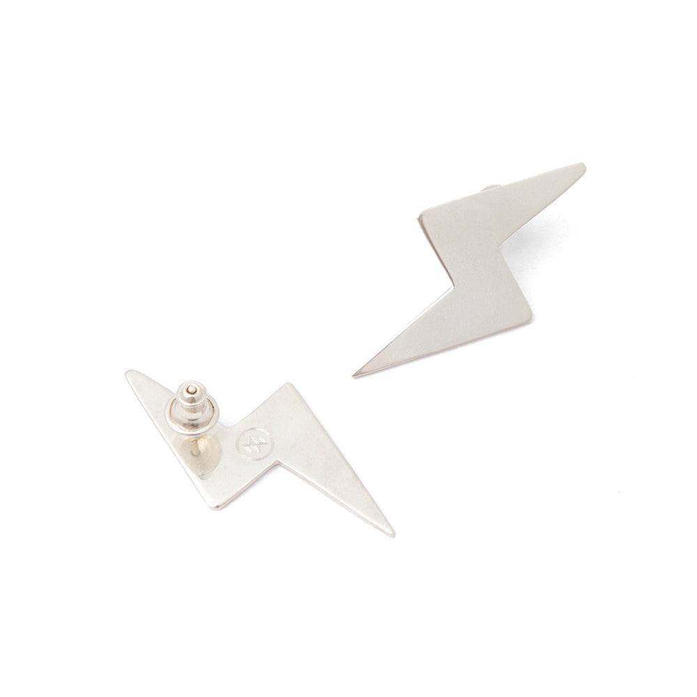 Toolally Earrings Bolts Silver