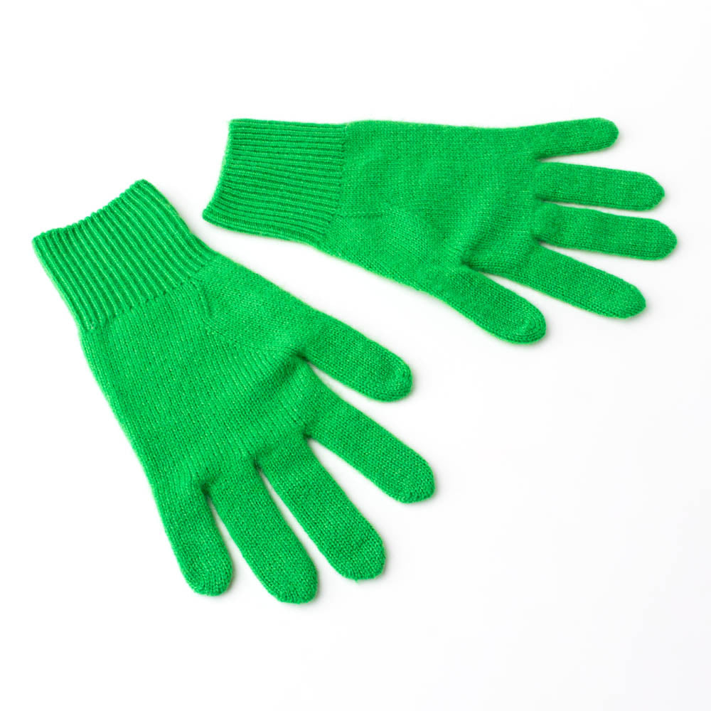 Toolally Cashmere Gloves - Bright Green