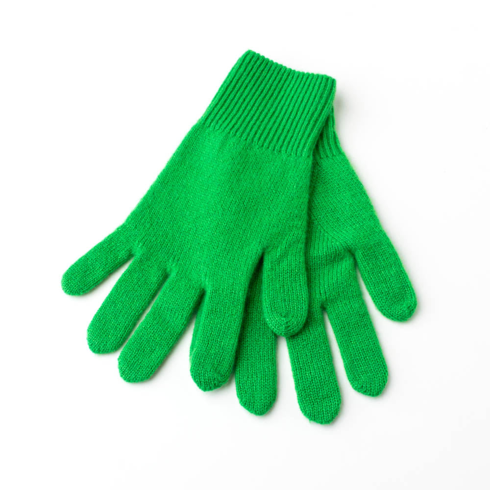 Toolally Cashmere Gloves - Bright Green