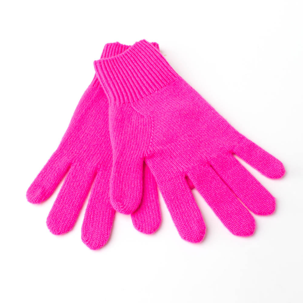 Toolally Cashmere Gloves - Fuchsia Pink
