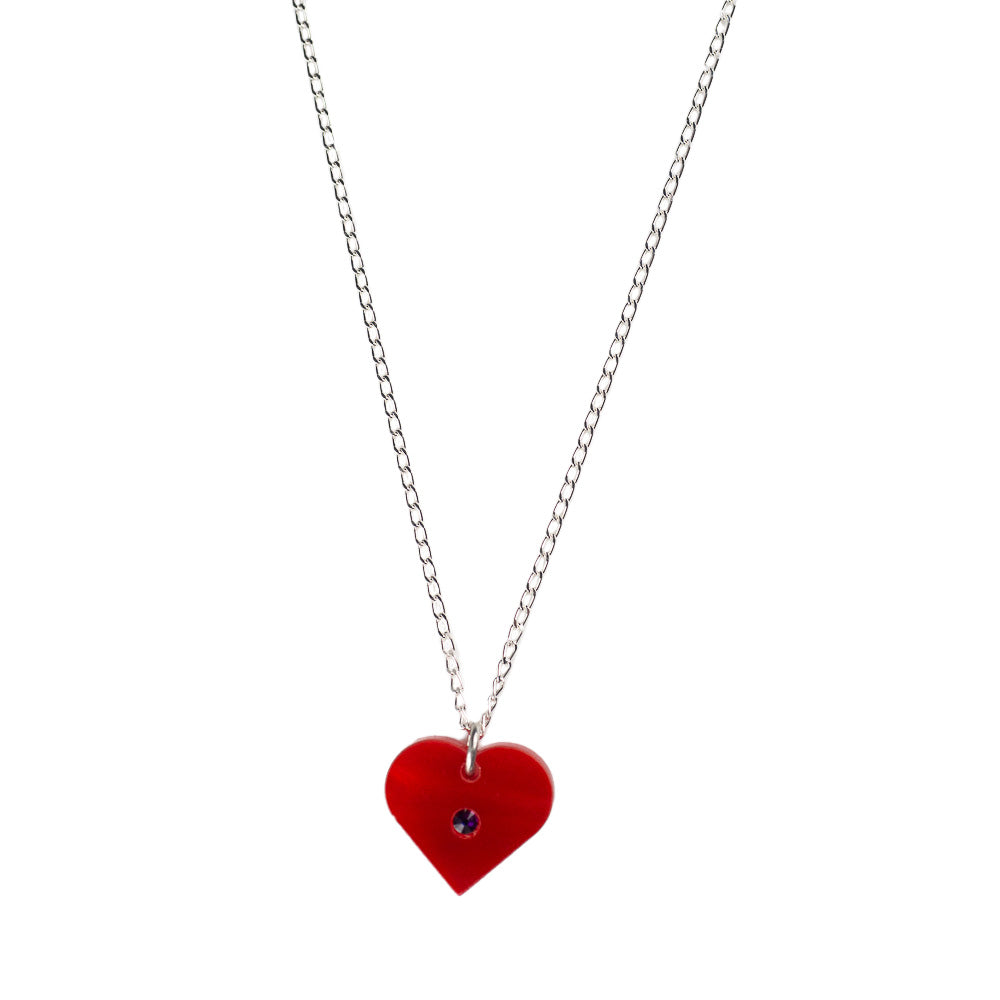 Heart Pendant - Red