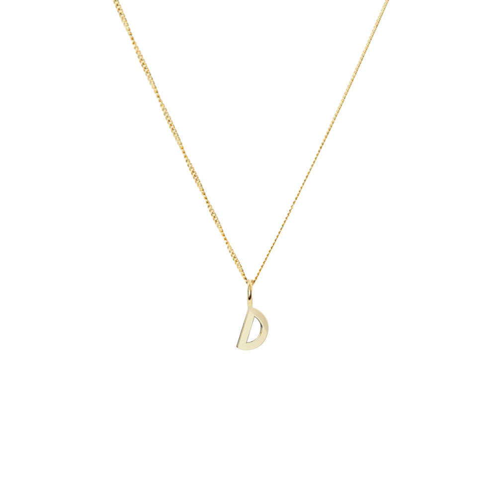 Alphabet Necklace - Gold