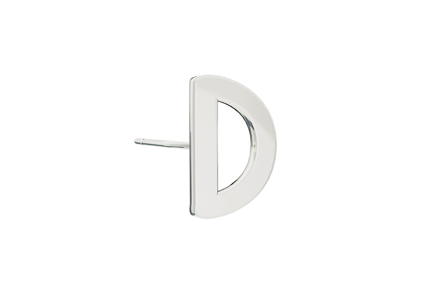 Alphabet Stud - Silver