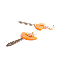 Toolally Earrings Daphnes Orange Pearl