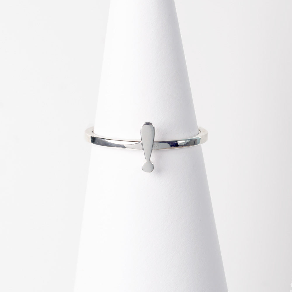 Punctuation Stacker Ring - Sterling Silver