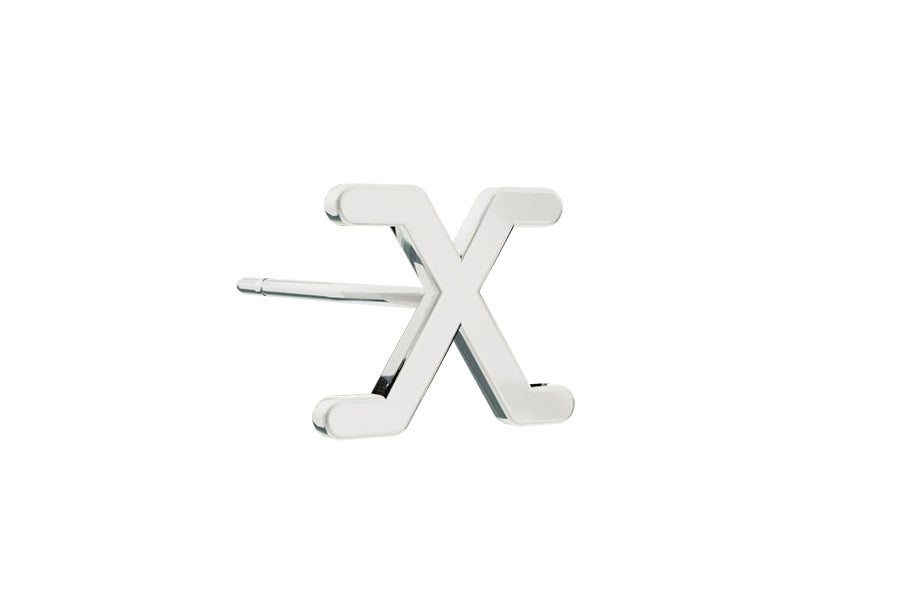 Alphabet Stud - Sterling Silver
