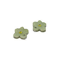 Toolally Earrings Charming Forget Me Not Charm Jade